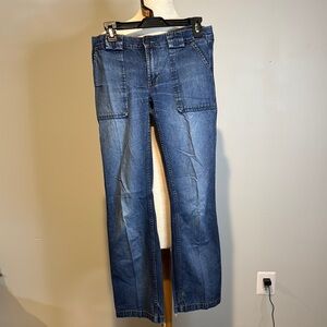 Tommy‎ Hilfiger Blue Straight Leg Jeans Timeless Style